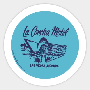 Vintage La Concha Motel Las Vegas Sticker